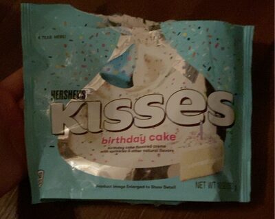 Hersheys kisses birthday cake