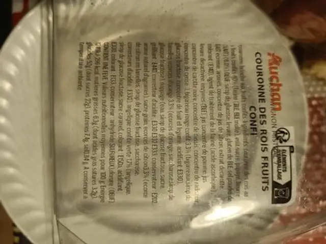Unknown ingredients label