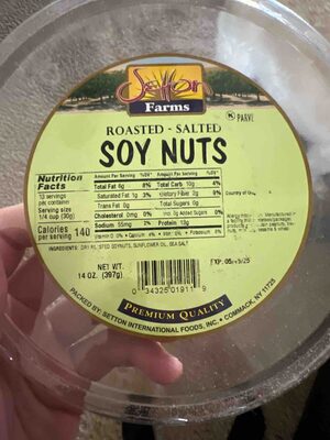 Roasted - Salted Soy Nuts