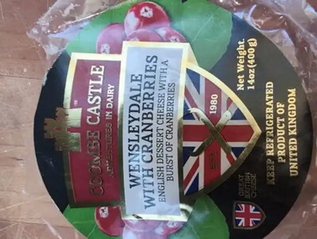Wensleydale With cranberries