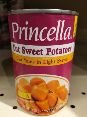 Cut Sweet Potatoes