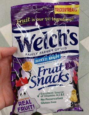 Fruit snack front packaging