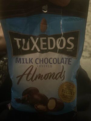 Milk chocolate covered almonds