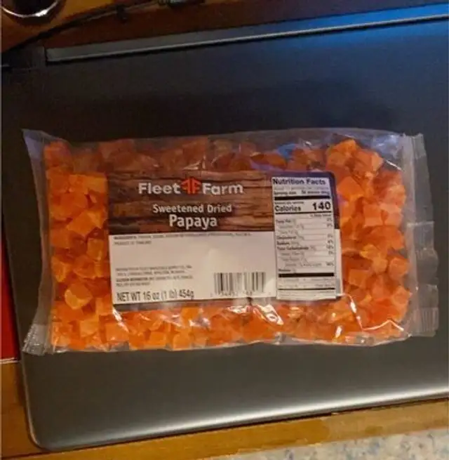 Sweetened Dried Papaya