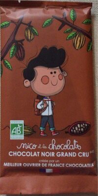 Chocolat noir grand cru front packaging