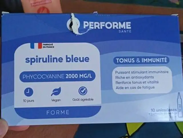 Spiruline bleue