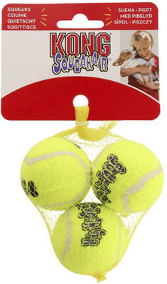Kong Tennisball Gul 3pk S