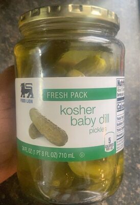 Kosher Baby Dill Pickles front packaging