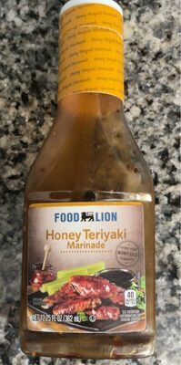 Honey Teriyaki Marinade front packaging