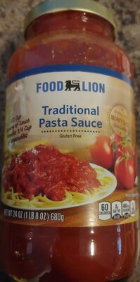 Traditional Pasta sauce front packaging