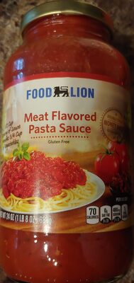Meat Flavored Pasta Sauce front packaging