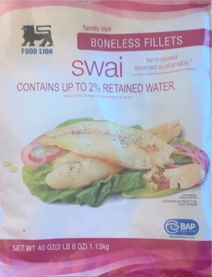 Boneless fillets Swai