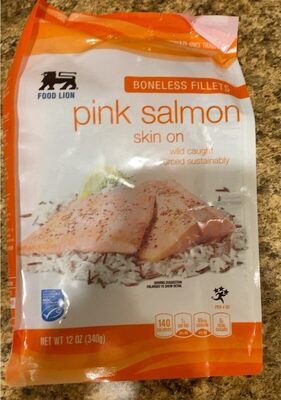 Bonless filet pink salmon