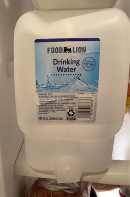 Drinking Water front packaging