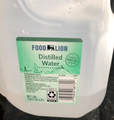 Distilled water