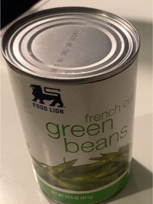 Green beans front packaging
