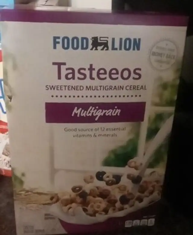 Tasteeos front packaging