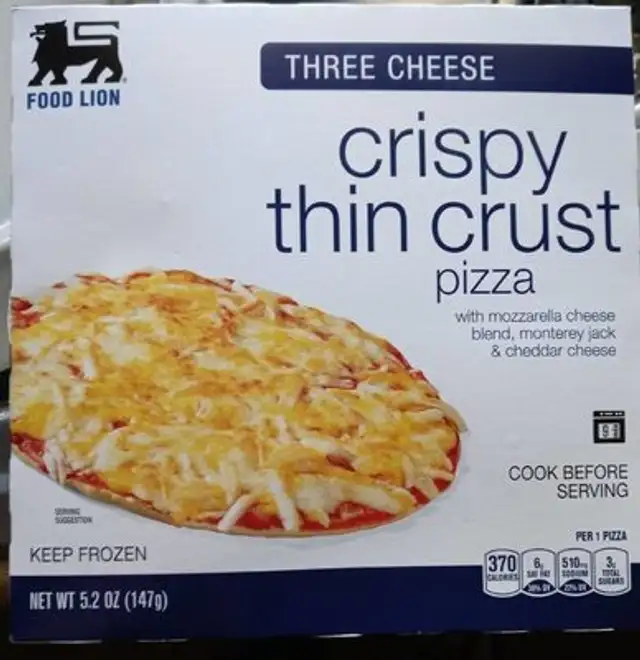 Cripsy Thin CrustThree Cheese Pizza