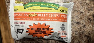 Jamaican Style Beefy Cheese Patty