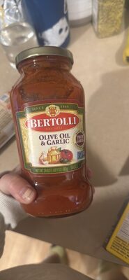 Olive Oil & Garlic Sauce front packaging