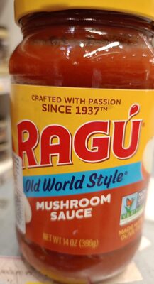 Old World Style Mushroom Sauce front packaging