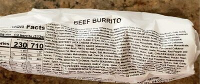 Beef burrito