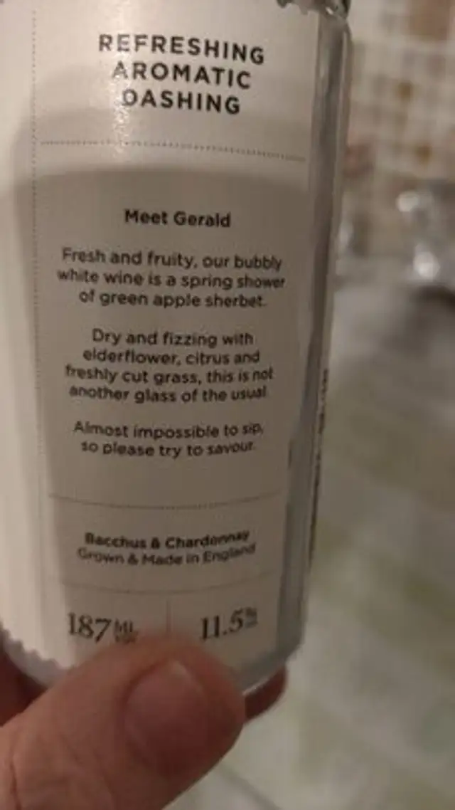 Unknown ingredients label