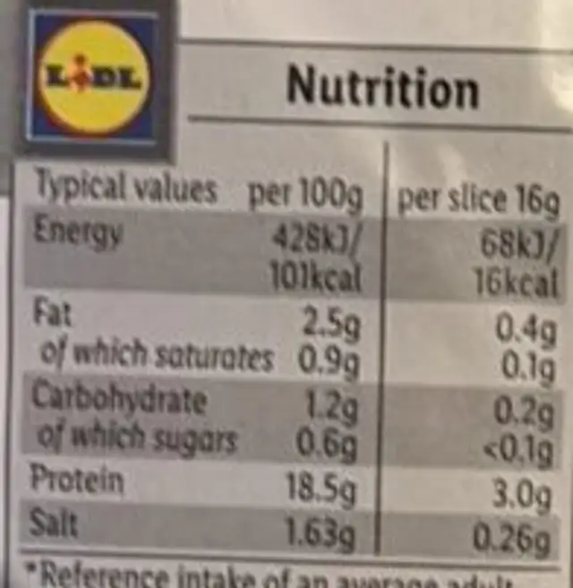 EASY OPEN & RESEAL GLENSALLAGH EXPERTLY CRAFTED DE nutrition facts table