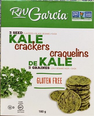 3 Seed Kale Crackers front packaging