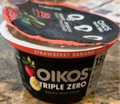 Oikos Triple Zero Strawberry Banana (5.3 oz)