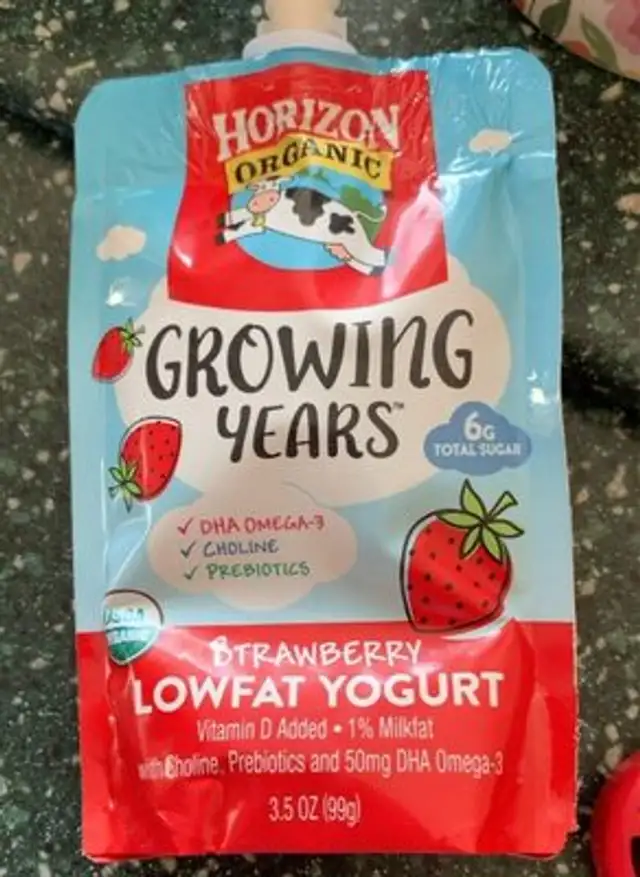 Strawberry lowfat yogurt