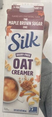 Silk dairy free creamer maple brown sugar