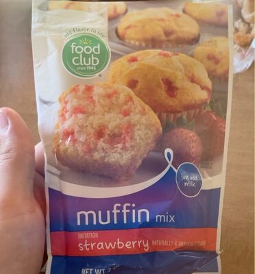 Muffin mix front packaging