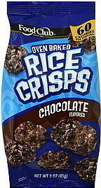 Chocolate Oven Baked Rice Crisps front packaging