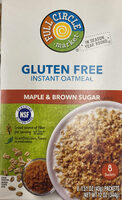 Maple Brown Sugar Gluten Free Instant Oatmeal
