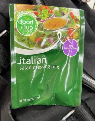 Italian Salad Dressing Mix front packaging