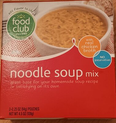 Noodle soup mix, noodle soup