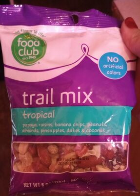 Tropical Trail Mix front packaging