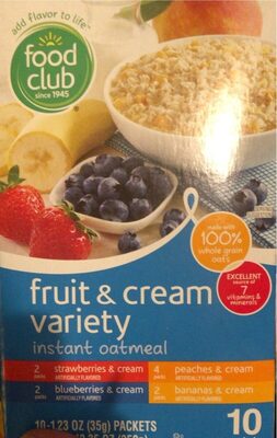 Fruit & cream variety