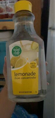Lemonade from concentrate