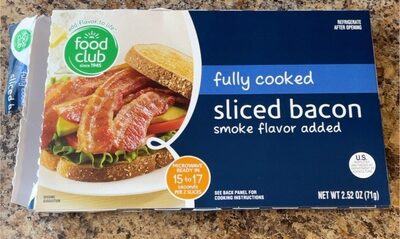 Sliced bacon