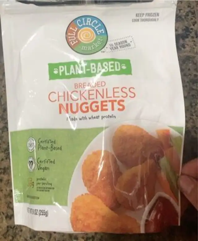 Breaded Chickenless Nuggets