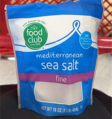 Mediterranean sea salt
