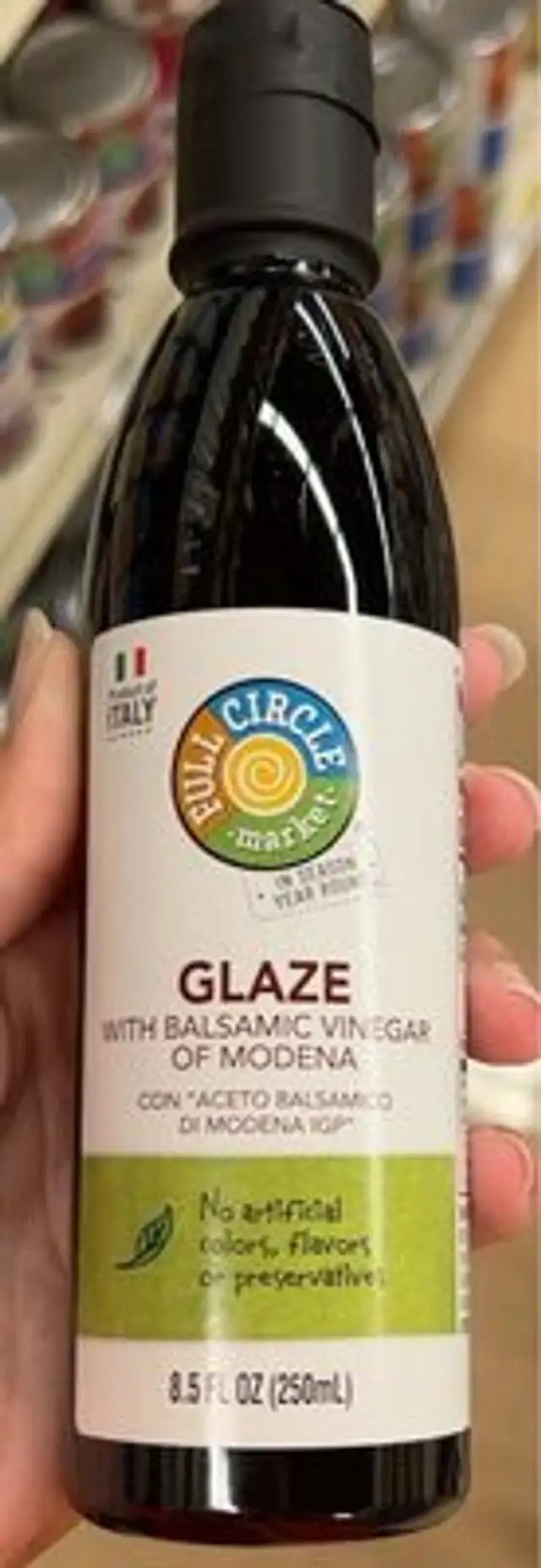 Glaze Balsamic Vinegar front packaging