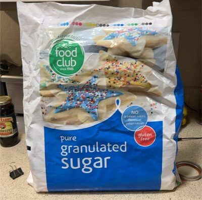 Pure granulated sugar