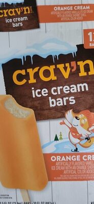 Crav'n orange creme ice cream bars