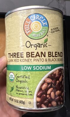 Three Bean Blend, Organic