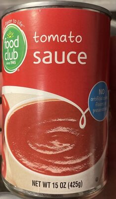 Tomato Sauce front packaging