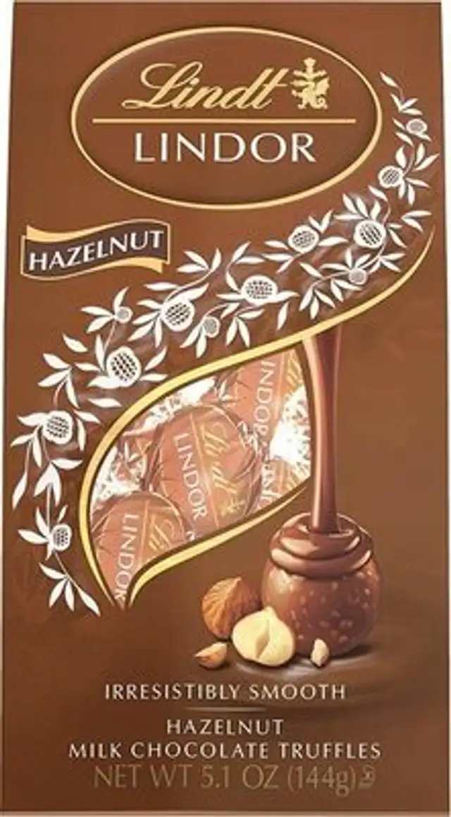 Lindor hazelnut milk chocolate truffles
