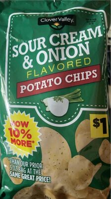 Sour cream & onion potato chips